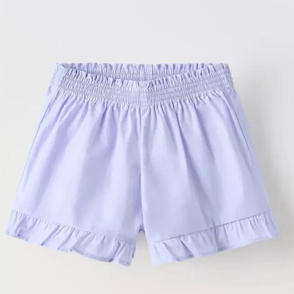 Zara Kids Girls Purple Poplin Matching Set - Picture 4 of 9